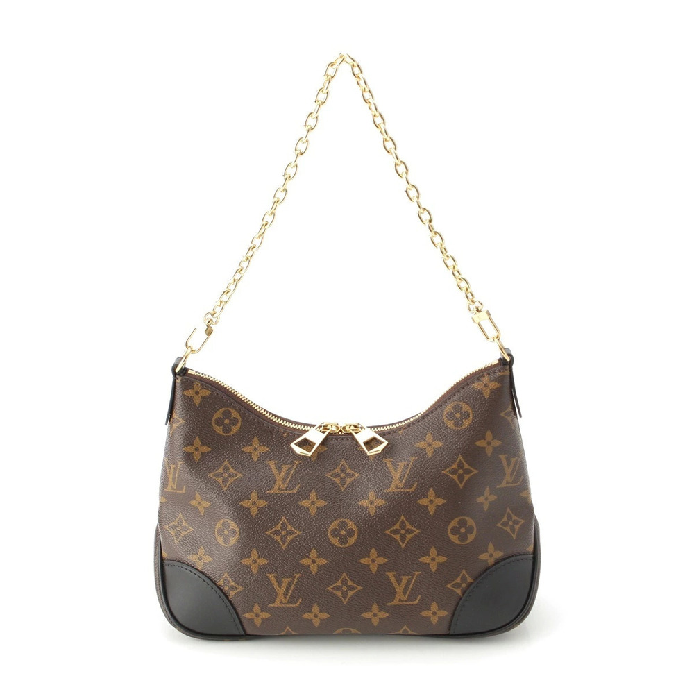 Louis Vuitton Monogram Boulogne Shoulder Bag Brown